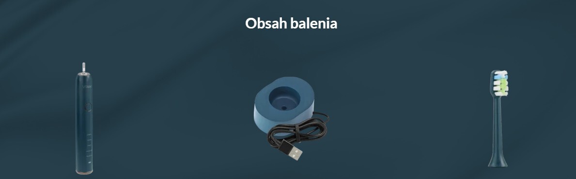 balenie sonickej zubnej kefky